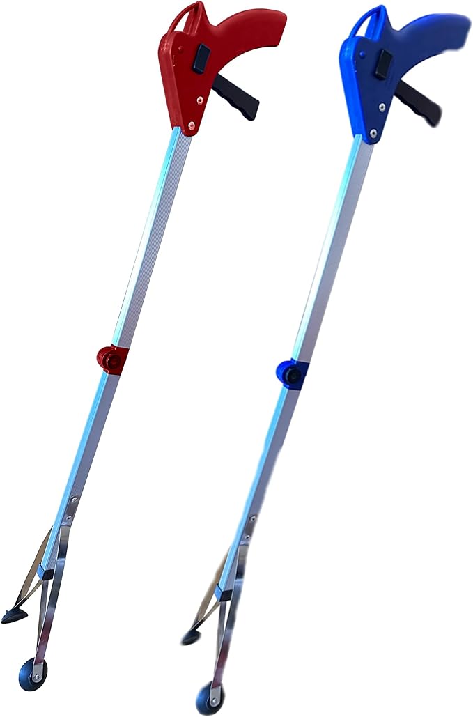 32 inch Extend Grabber Reacher Tool Gardening Tools Mobility Aid Pick Up Tool Trash Upper Grabber Pickup Hand Tools- 2Packs
