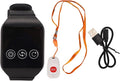 Portable Caregiver Pager System, Wireless SOS Alert Buttons with 100m Range & Multiple Alarm Modes for Elderly Patient Home Care