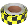 Reflective Tape 2 inch X 66 feet, Outdoor Waterproof Hazard Conspicuity Safety Warning Industrial Marking Tape