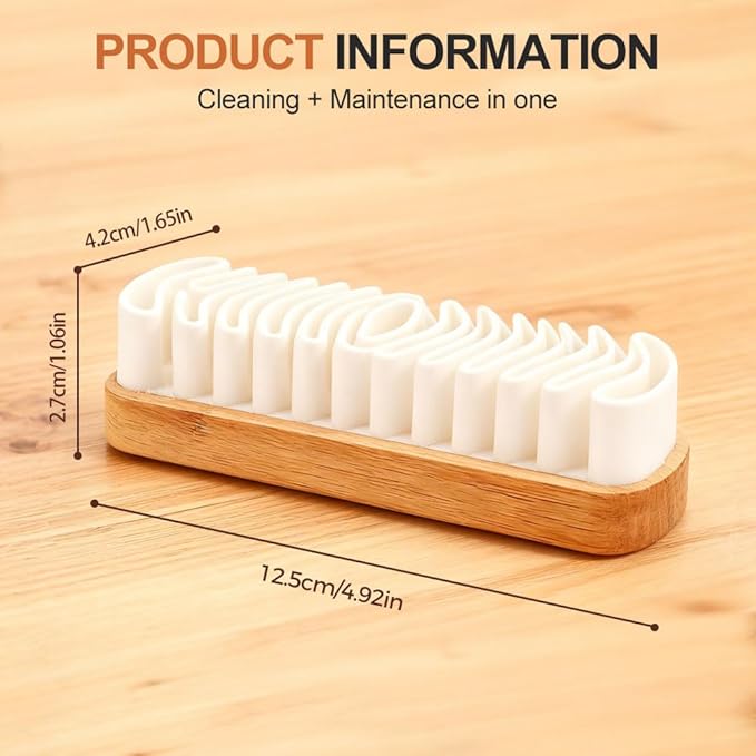 Suede Brush, 2026 New Cleaner for Shoe Care Accessorie, Gentle Shoe Cleaner Scrub Tool for Nubuck, Velvet, Suede Boots, Sneakers, Bags (2pcs)