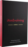 iAmEvolving Journal – Guided Gratitude & Goal Planner with Habit Tracker, Mindfulness Prompts & Daily Reflection | Undated 6-Month Self-Care & Personal Growth Notebook (Black Cover • Limited Edition)