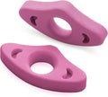 Book Page Holder, 2 Pack Breathable Silicone Thumb Page Holder for Reading, Ideal Book Reader Gifts and Reading Accessories (Medium Size, Purple)