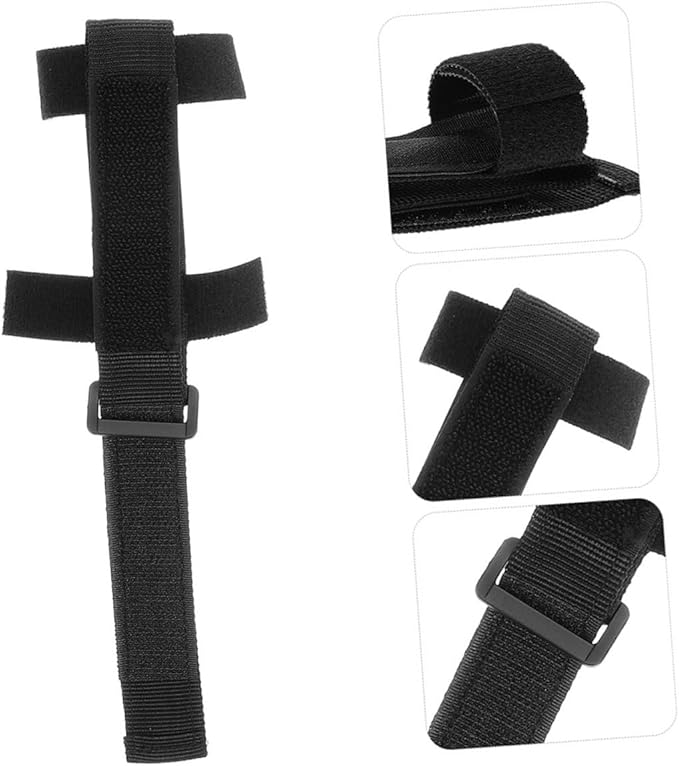 Balacoo 2pcs Slip-Resistant Cutlery Cuff Holder for Eating Assistance Lightweight Elastic Hand Strap for Elderly and Disabled Utensil Grip Aid for Stable Meal Support