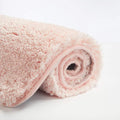 Suchtale Extra Soft & Absorbent Shaggy Bath Mat (24 x 40, Blush) - Machine Washable Microfiber, Non Slip, Luxury Floor Mat