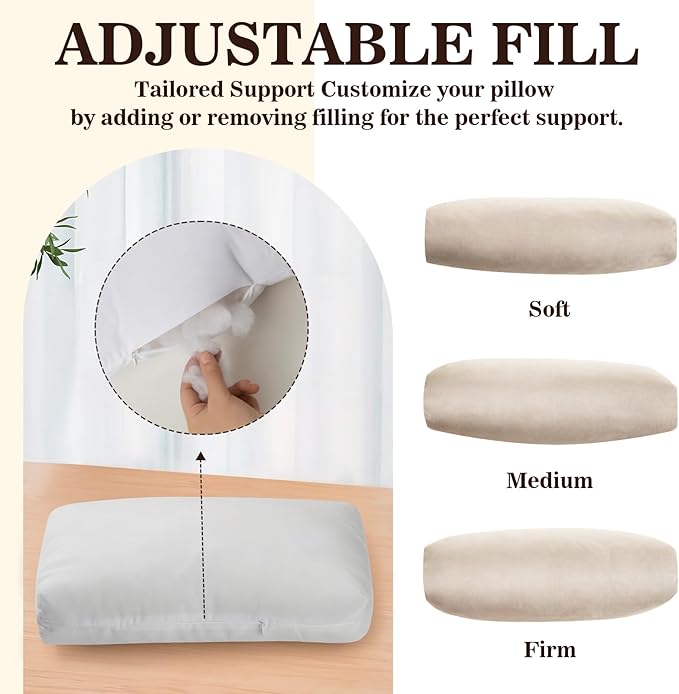 Recliner Headrest Pillow, Adjustable Comfort Neck & Head Support Pillow, Soft Velvet Non-Slip Headrest for Pain Relief & Relaxation, Ideal for Recliner, Couch, Chair, Sofa