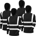 Amylove 4 Pcs Reflective Safety T Shirt High Visibility Work Shirts Sun Protection Construction