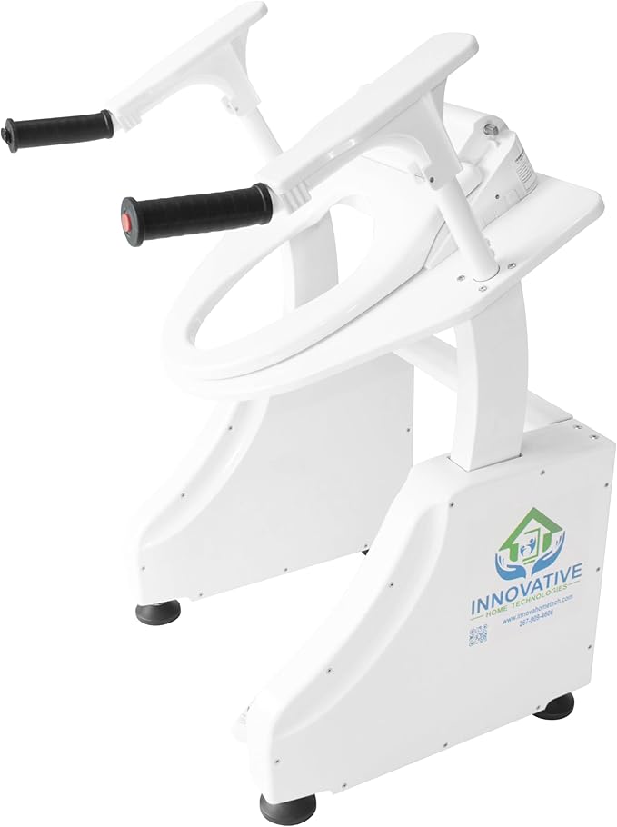 LuxeLift Bidet Powered Toilet Assist Lift Electric Height Adjustable Elevated Seat Riser for Seniors Elderly Built-in Bidet & Dryer Safe Certified Easy Assembly 350 LBS | HSA&FSA