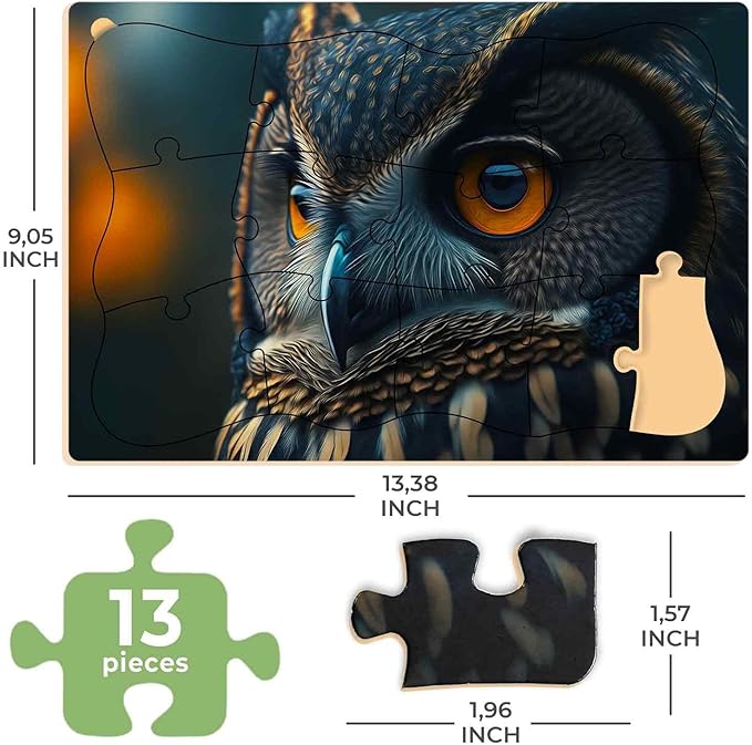QUOKKA 13 Piece Dementia Activities for Adults - 3 Set Dementia Puzzles for Elderly - Large Piece Gifts Products for Seniors - Alzheimers Jigsaw Puzzle Games for Adults with Cat, Dog, and Birds