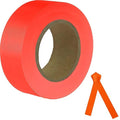 Orange Flagging Tape,Surveyors Tape,1-3/16" × 300' Survey Tape,Tree Marking Ribbon,Non-Adhesive Plastic Ribbon,Trail Marking Tape