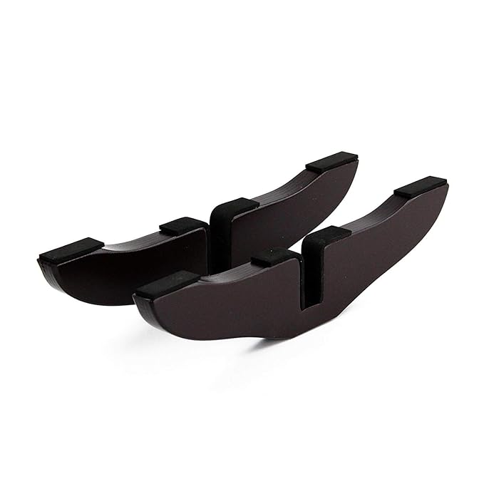 WELLAND Support Feet for 360 Degree Configurable Gate Collection, Espresso, A Pair