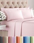 King 6 Piece Sheet Set - Cooling & Breathable Bed Sheets - Hotel Luxury Bed Sheets for Women, Men, Kids & Teens - Bedding w/Deep Pockets & Easy Fit - Soft & Wrinkle Free - King Lavender Pink Sheets