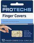 Flents First Aid Finger Covers, 12 Count, Small, Medium, Large, X-Large, Protects Finger While Healing From Injury (3 Pairs Each of S/M/L/XL) (69626)