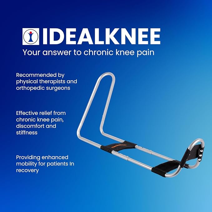 IdealKnee - Advanced Knee Extension & Pain Relief Device - Endorsed by PTs & Surgeons - Ideal for ACL, MCL Recovery, Athletes, Therapy & Rehab