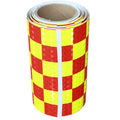 Reflective Tape 6 inch X 10 feet, Outdoor Waterproof Hazard Conspicuity Safety Warning Industrial Marking Tape
