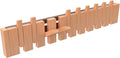 Wall Mounted Piano Key Hanger | Flip Style Hook | Entrance Wall Art Hook, Made of Oak Wood (3 Times Painted, 4 Times Polished) (Beech, 10Hooks)
