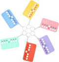 6 Pack Reminder Board for Elderly, ADHD Tools for Kids Portable Visual Schedule Board with Detachable Cards Daily Planner Task List for Bag Pendant
