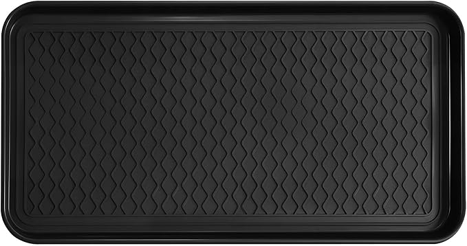Boot Tray for Entryway, 6 Pack Waterproof Shoe Trays for Indoor Outdoor Use 30"x15" Durable Shoe Mat with Raised Edge, Non-Slip Tray for Boots, Pets, Garden & Muddy Shoes