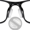 20 Pairs (Clear) SURMAP Eyeglass Nose Pads, Comfort Soft Silicone Glasses Nose Pad, Anti-Slip Heighten Air Chamber Glasses Grips for Eyeglasses and Sunglasses, Adhesive with Sticky Backing