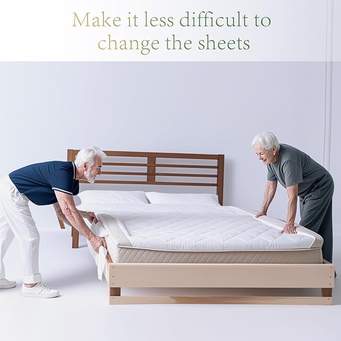 Mattress Lifter Wedge and Bed Maker Tool for Changing Sheets - Easy Lifter Mattress Riser for Bed Making - Helps Lift The Mattress and Hold The Mattress Alleviating Back Pain (2 Pieces)