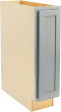 Quicklock RTA (Ready-to-Assemble) | Base Kitchen Cabinets - Shaker Style | Made in America (Magnetic Gray, 9" Wx34.5 Hx24 D Base)