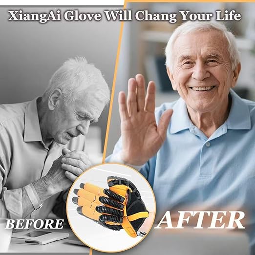 Upgraded 6th Generation Rehabilitation Robot Gloves For Hand Paralysis, Spasticity, Robot Glove For Hand Therapy, Stroke Recovery Device, Stroke Rehabilitation Equipment.