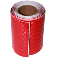 Industrial Reflective Tape Red 4 inch for Cars, Outdoor Waterproof Hazard Conspicuity Warning Marking Tape (10 feet)