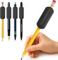 ELETIUO 5-Pack Weighted Pencil Grips – 1oz Silicone Handwriting Aid for Kids, Elderly & Special Needs – Improves Penmanship for Autism,ADHD,Tremors,Dyspraxia & Fine Motor Skills
