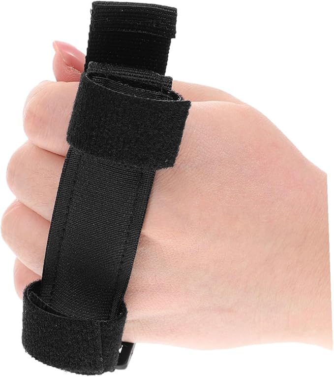 Balacoo 2pcs Slip-Resistant Cutlery Cuff Holder for Eating Assistance Lightweight Elastic Hand Strap for Elderly and Disabled Utensil Grip Aid for Stable Meal Support