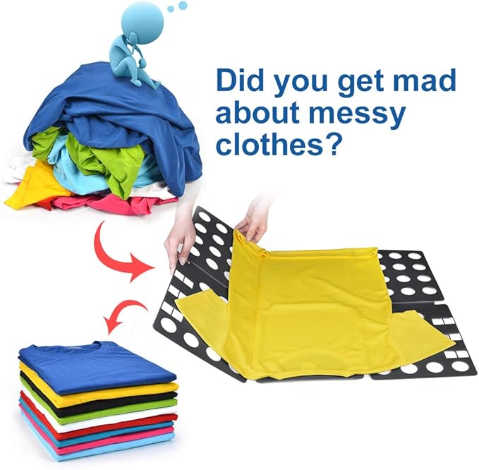 Shirt Folding Board T Shirt Folding Board Durable Clothes Folding Board Shirt Folder and Fast for Kid and Adult to Fold Clothes