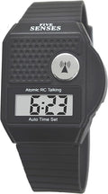 FIVE SENSES - English Atomic Talking Watch, Easy to use for Seniors Blind Men Women, Loud Talking Watch with Sound for Vision Impaired, Watches for Elderly Women, Blind People Products 1026
