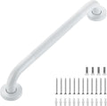 Grab Bars for Shower, 1 Pack 16-Inch Anti Slip Shower Handles for Elderly, Safety Shower Grab Bar, Stainless Steel Handicap Grab Bars for Bathroom (White 1" Diameter)