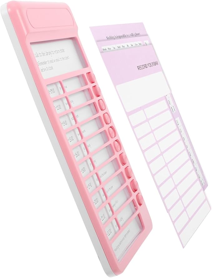 DIY Chore Chart and Reminder Board for Student Memo Board for Home and Classroom Organization Develop Habits and Management Skills Pink English Version