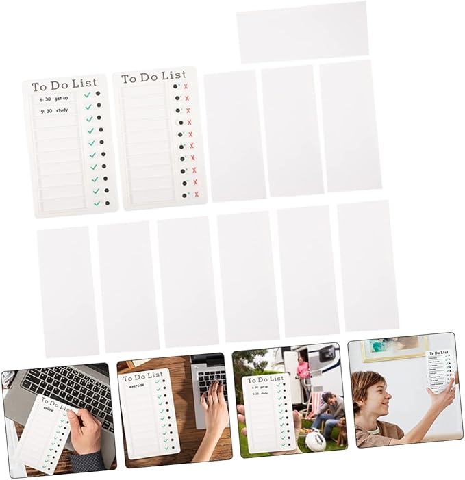 1Set Daily Planning Chart Do List Planner Board DIY Reminder Board for Home School and Office Use Develop Routines and Habits