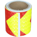 Reflective Tape Outdoor Waterproof 3 inch X 10 feet, High Visibility Hazard Conspicuity Warning Safety Industrial Marking Tape