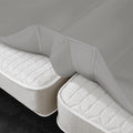 Upgrade 3-in-1 Bed Bridge Twin to King Bed Converter with Fitted Sheet- Mattress Gap Filler King Bed-with Sheet Strap Set 78"x 75"-Patent