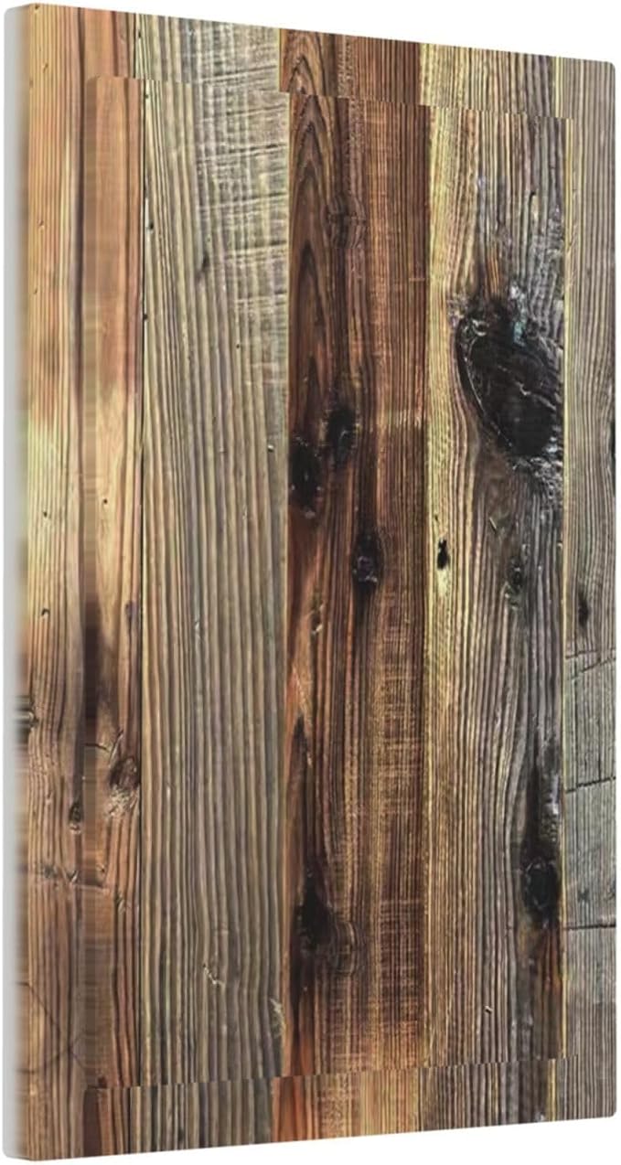 Barn Brown Wood Rustic Weathered Wood Print Light Switch Cover Plate 1 Gang No Device Blank Electrical Wall Plates Faceplate Decorative Switch Plate for Farmhouse Home Decor