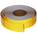 Yellow Reflective Tape 2 inch Wide, Outdoor Waterproof Hazard Conspicuity Warning Industrial Marking Tape (166 feet)