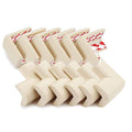 DYKESON Soft Corner Protector, Baby Safety Cushion, Corner Bumpers for Furniture, Corner Proofing for Baby, Corner Cushion, Table Edge Protector, Baby Proofing Edge, Corner Guards, 12 Pack, Beige