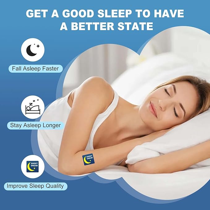 Sleep Patches for Adults Extra Strength, Natural Deep Sleep Patche with Melatonin & Valerian, Long-Lasting Night Comfort, Relax & Wake Up Refreshed, Easy to Use for Men & Women, 2 Box 120 Patches AA