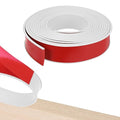 U-Shape Edge Banding, 1.57 Inch x 16.4 FT Self Adhesive Rubber Edge Trim Flexible TPE Corner Protector for Desk/Shelves/Furniture/Countertop/Table/Cabinet/Plywood [White]