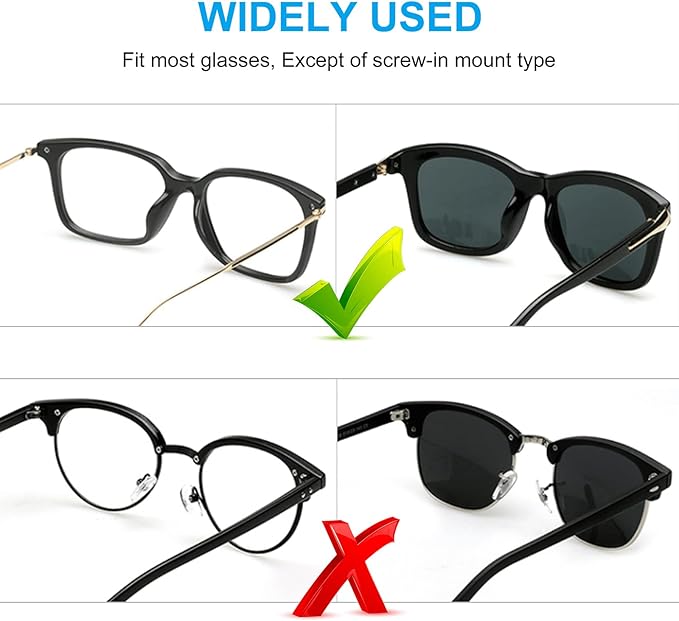 Eyeglass Nose Pads, Comfort Soft Silicone Glasses Nose Pad, Anti-Slip Heighten Air Chamber Glasses Grips for Eyeglasses and Sunglasses, with Sticky Backing (10 Pairs, Clear)