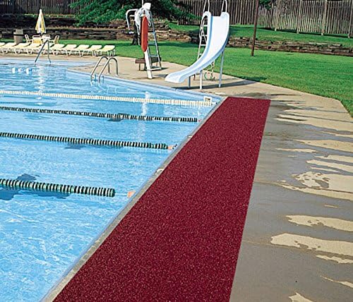 American Floor Mats Vinyl Mesh Heavy-Duty Entrance Green 4' x 40' Scraper Mat Without Backing/Borders - Drainable