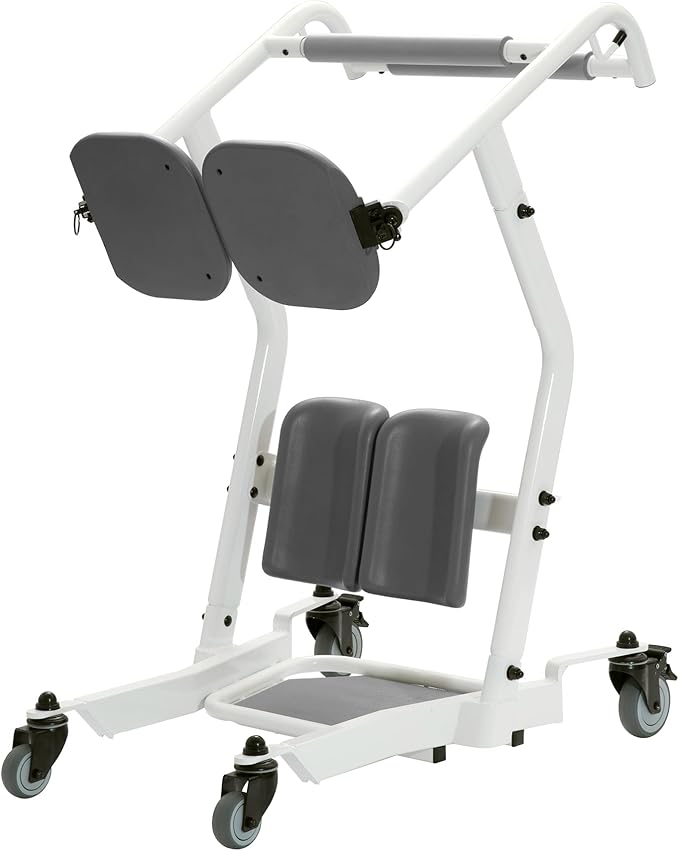 Stand Assist Patient Transport Unit, Safely Sit, Stand, Transfer & Transport, Fall Prevention Patient Transfer Lifter for Home and Facilities, 400 lb Capacity.