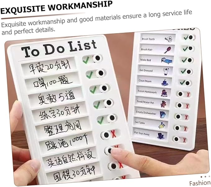 1Set Daily Planning Chart Do List Planner Board DIY Reminder Board for Home School and Office Use Develop Routines and Habits