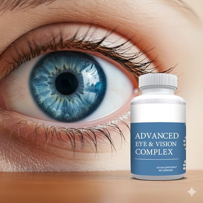#1 Complete Research Vision Formula Advanced Eye Health Vitamin & Mineral Supplement Support w/Bilberry, Lutein, Zeaxanthin, Lycopene, Resveratrol | Eye Strain, Dry Eyes 180 caps (3 Pack)