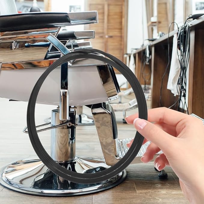 Barber Chair Rubber Base Ring Non Slip Gasket Salon Chair Stability Floor Protection 20.47 Inch Durable Anti Slip Accessories