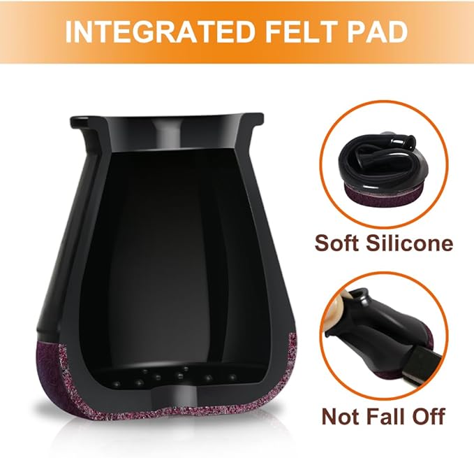 24 Pcs Chair Leg Floor Protectors for Hardwood Floors Silicone Covers to Protect Wood Tile Floors Scratches Felt Pads Furniture Leg Caps No Noise (Fit:0.5"-0.89")