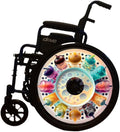 Wheelchairs Christmas Designer Covers– Style, Waterproof Easy Install/Remove, Lightweight (Bubbly Boba) | New Durable