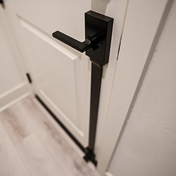 1Step Foot-Operated Door Opener for Latched Doors, Hands-Free, Convenient, Elegant Design, Lockable Door Handle - 2-Sided(Entry Ways and Garage Doors)