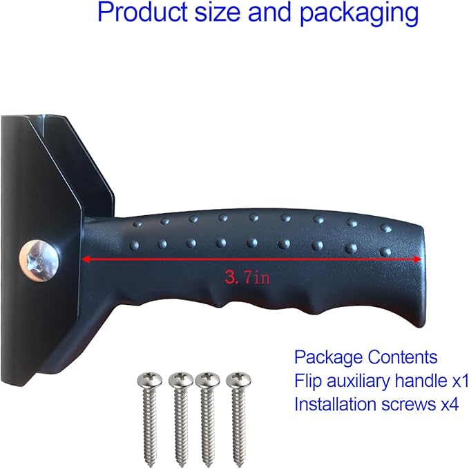 Folding Doorway Assist Handle, Flip Up Grab Bar for Elderly Support, Doorway Stair Assist Grab Bar for Elderly or People with Balance Issues - Supports Up to 300 Pounds